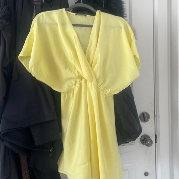 ZARA Yellow Dress - Picture 1 of 1